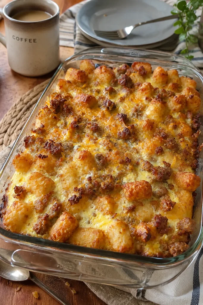 Tater Tot Breakfast Casserole