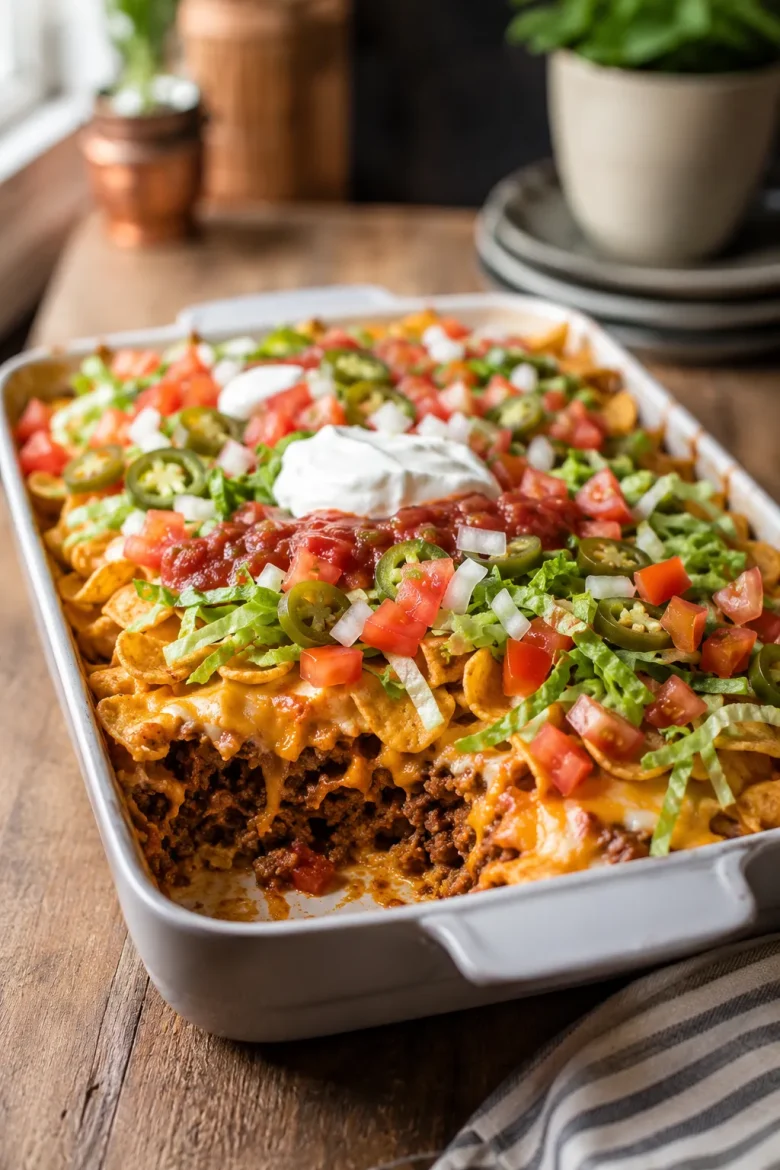 Walking Taco Casserole