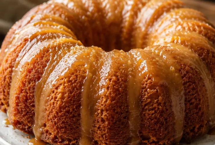 Salted Caramel Kentucky Butter Cake