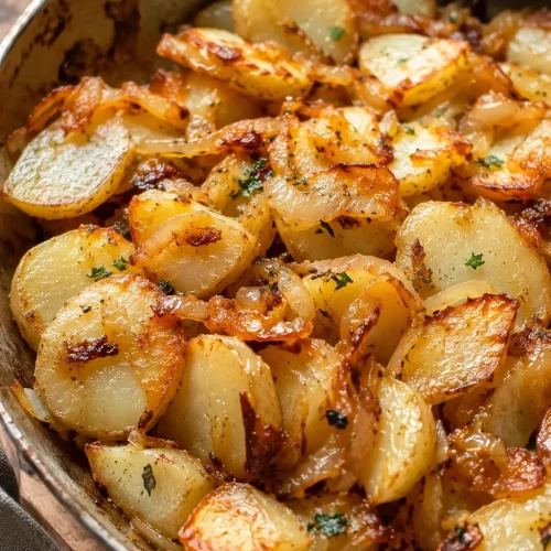 Fried Potatoes and Onions