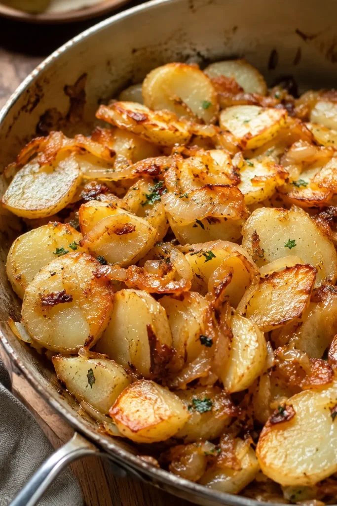 Fried Potatoes and Onions