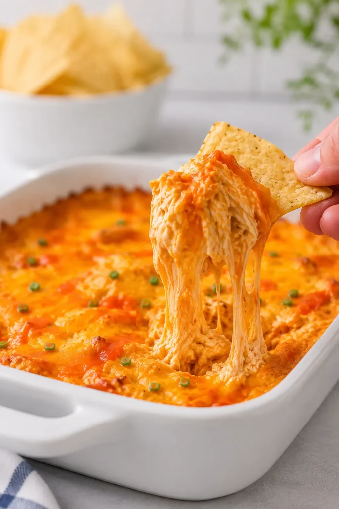 Creamy Buffalo Chicken Dip