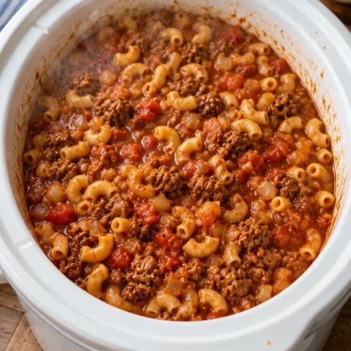 Slow Cooker 4-Ingredient Slumgullion