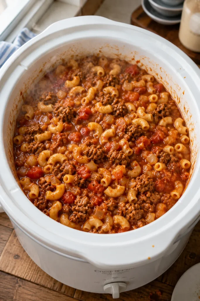 Slow Cooker 4-Ingredient Slumgullion