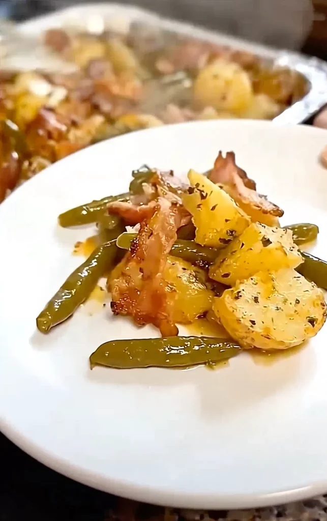 Country Ranch Green Beans Potatoes with Bacon