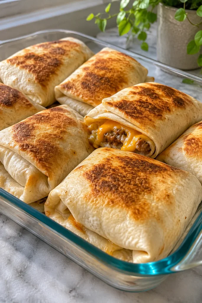 Loaded Cheesy Pocket Tacos