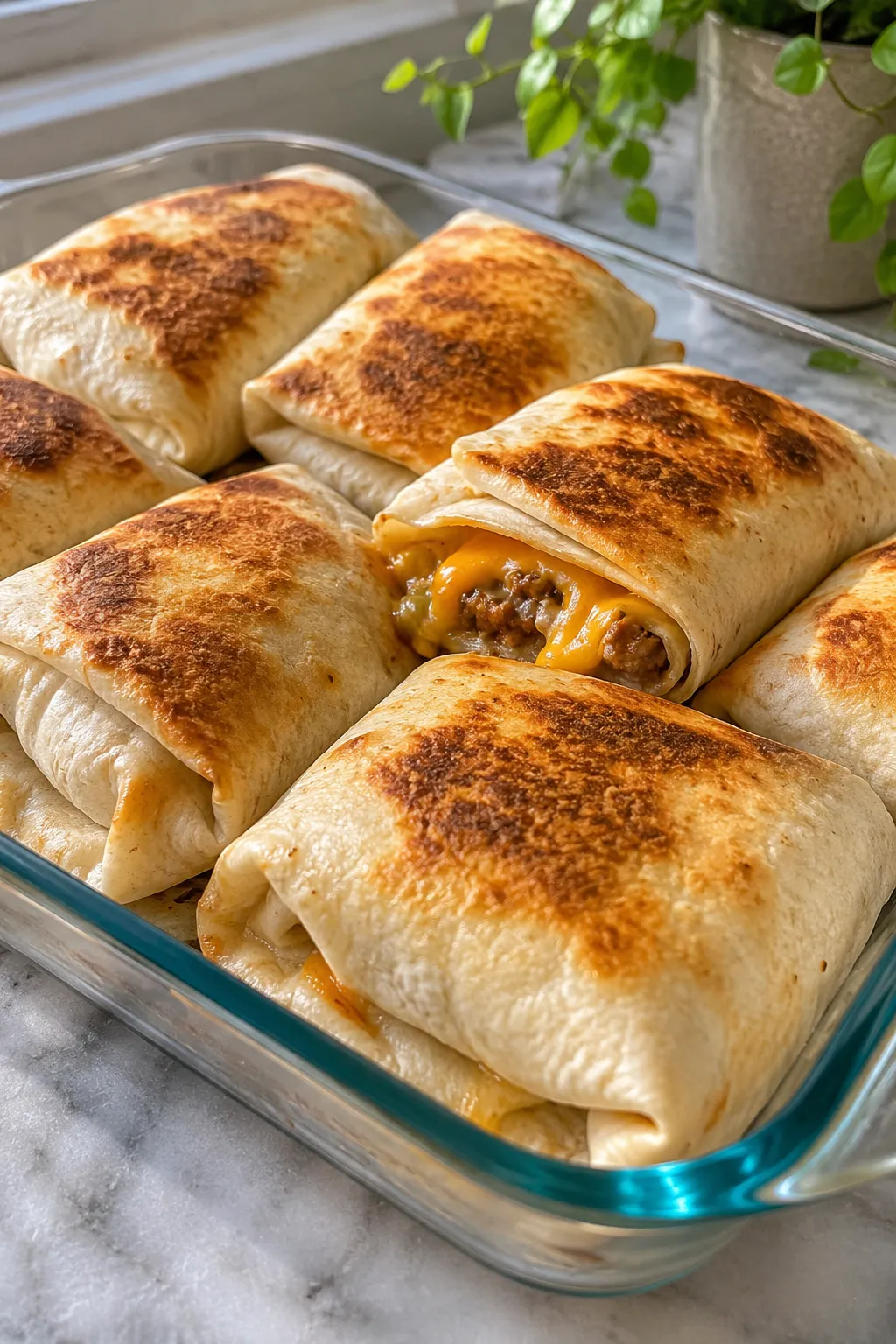Loaded Cheesy Pocket Tacos