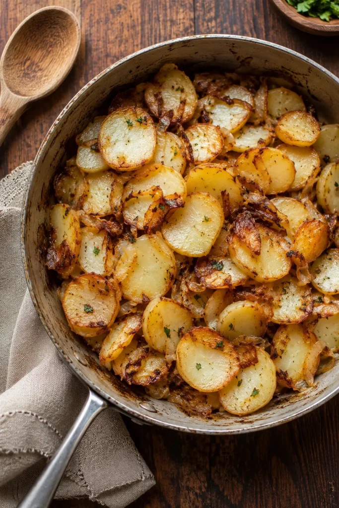 Fried Potatoes and Onions