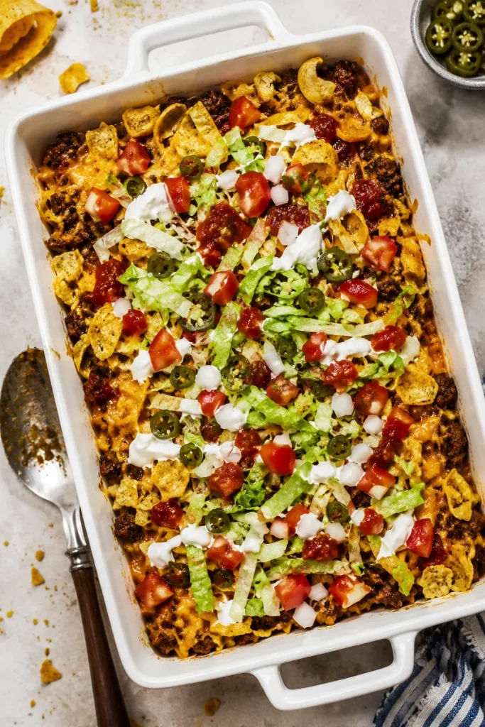 Walking Taco Casserole