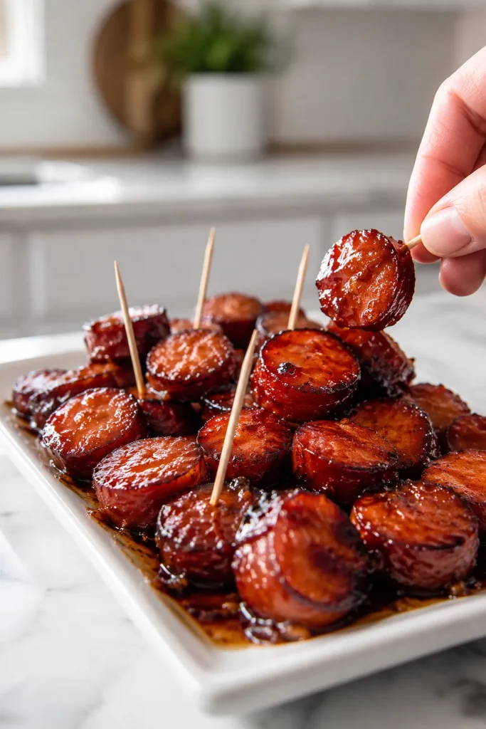 Brown Sugar Kielbasa Bites