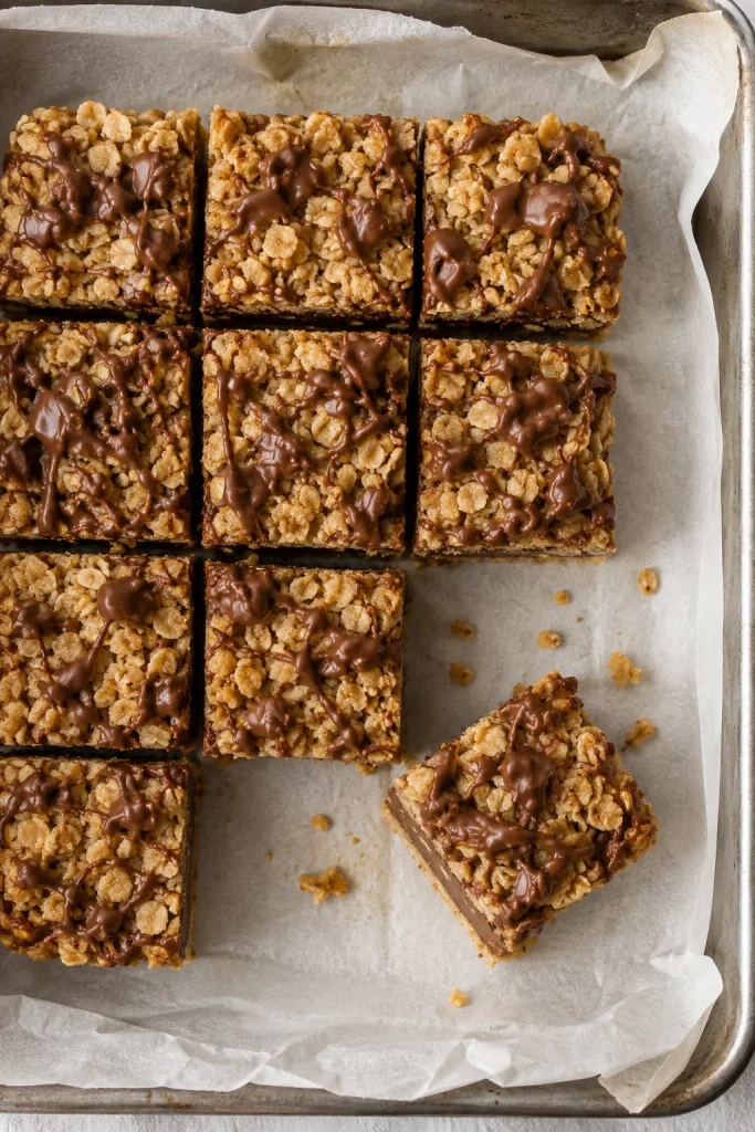 No Bake Chocolate Oat Bars
