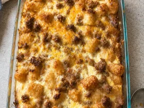 Tater Tot Breakfast Casserole