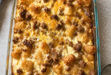 Tater Tot Breakfast Casserole