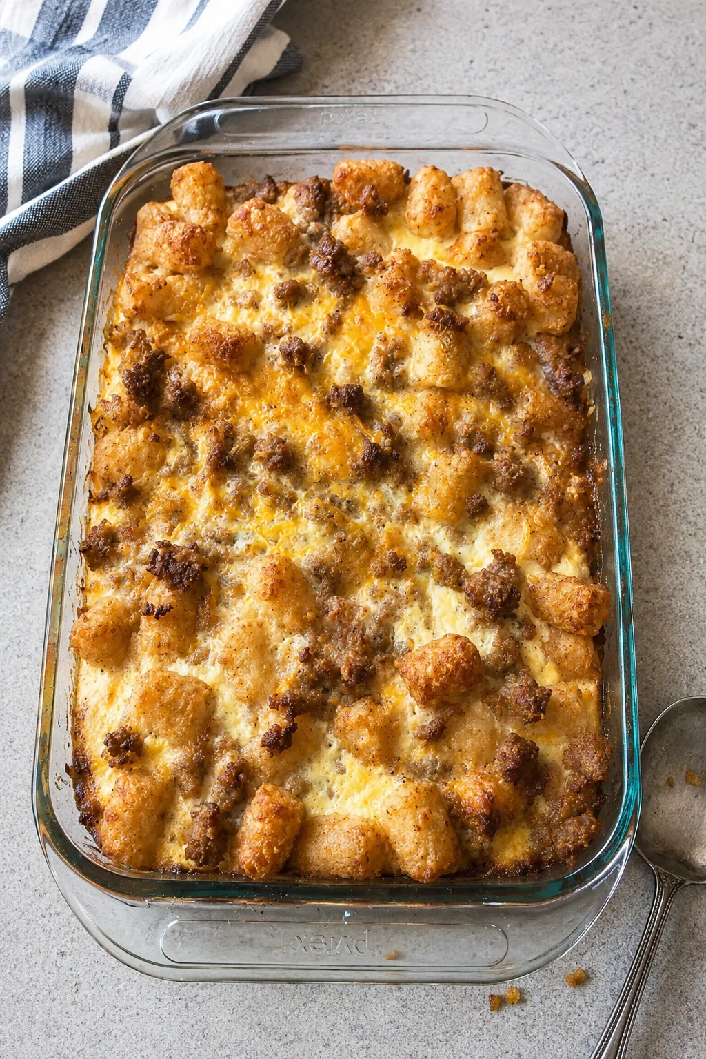Tater Tot Breakfast Casserole