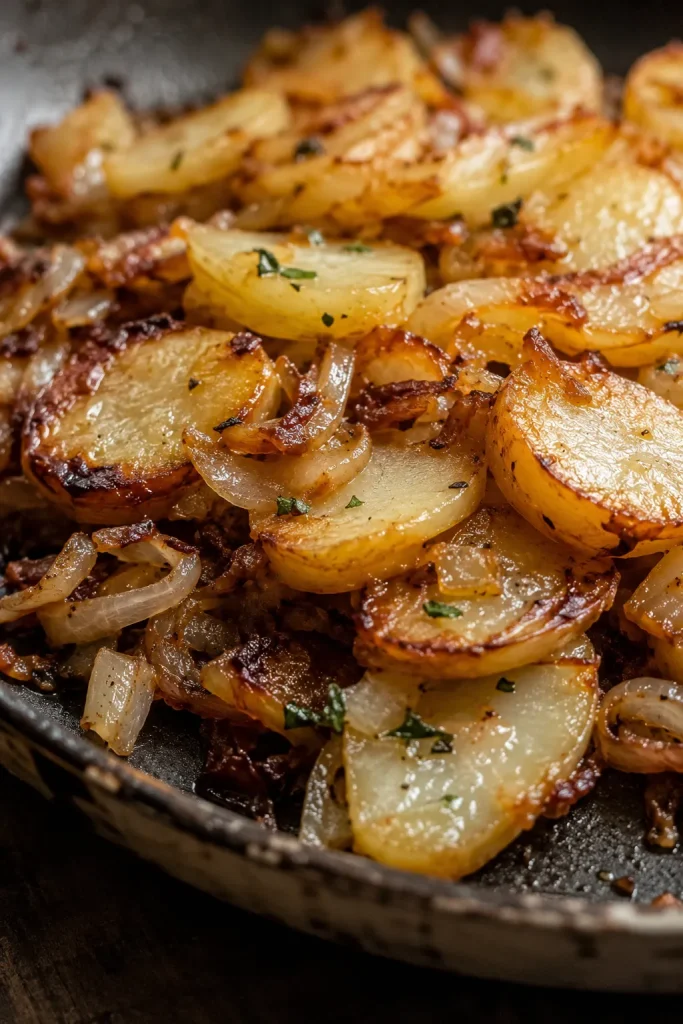 Fried Potatoes and Onions