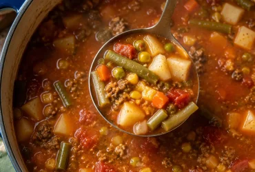 Best Ever Easy Vegetable Beef Soup