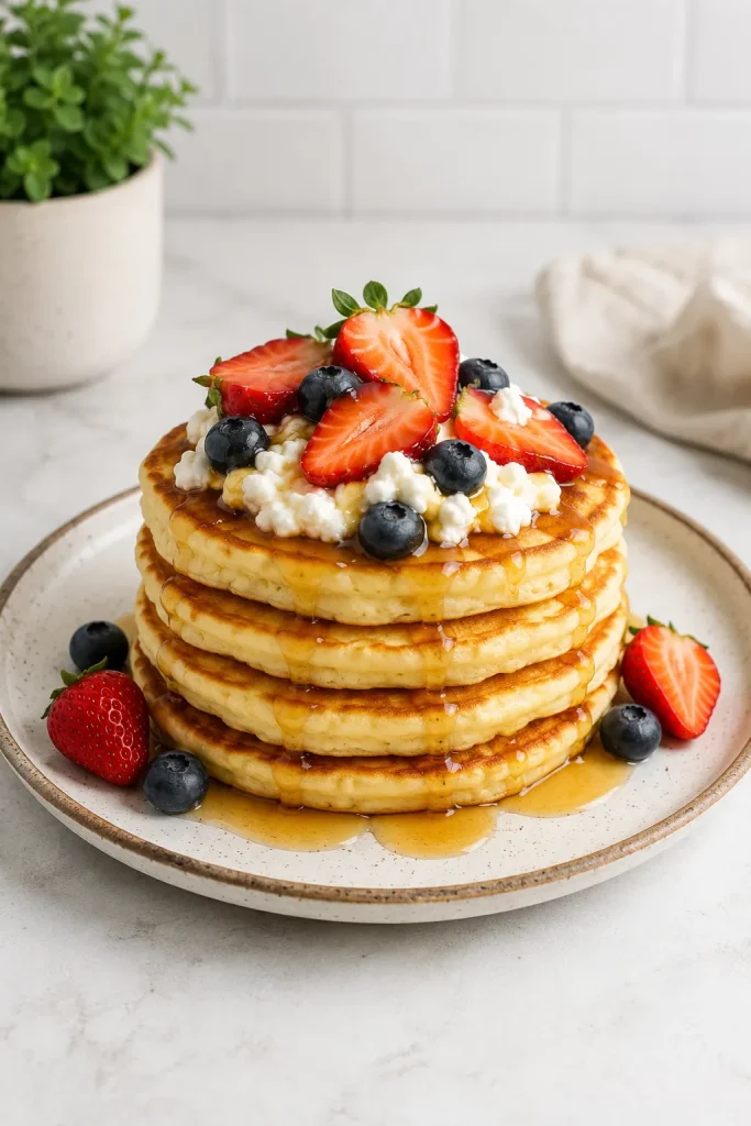 Cottage Cheese Pancakes
