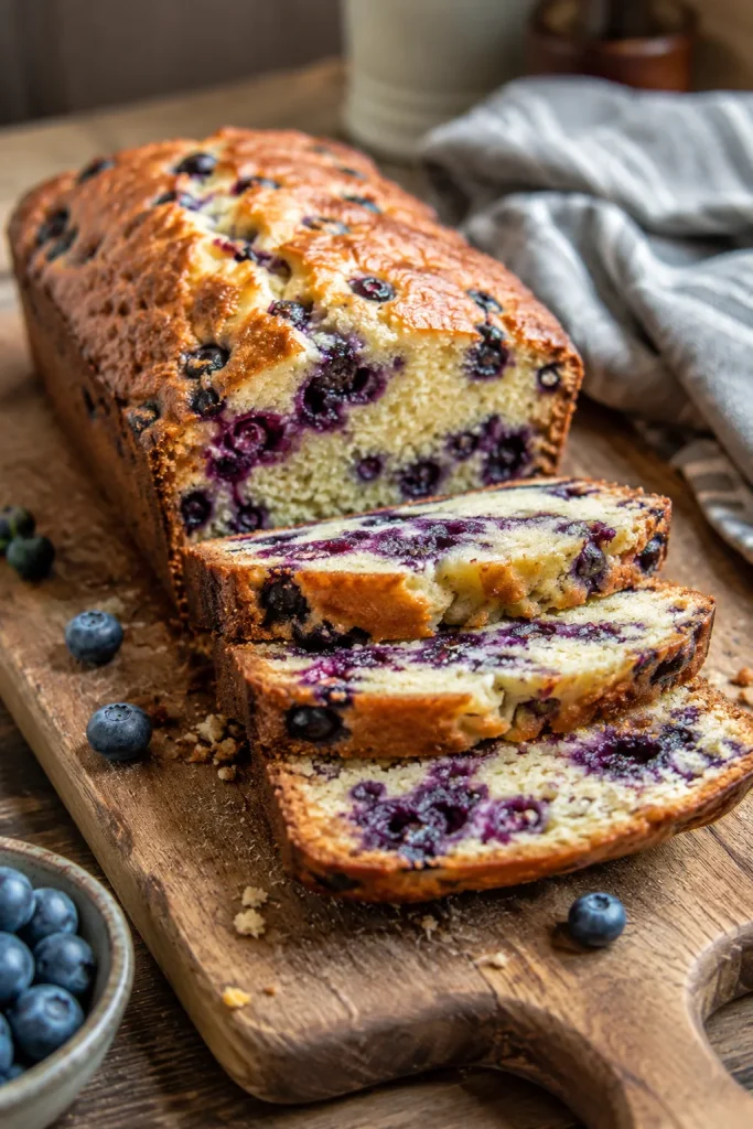 Blueberry Cream Cheese Loaf