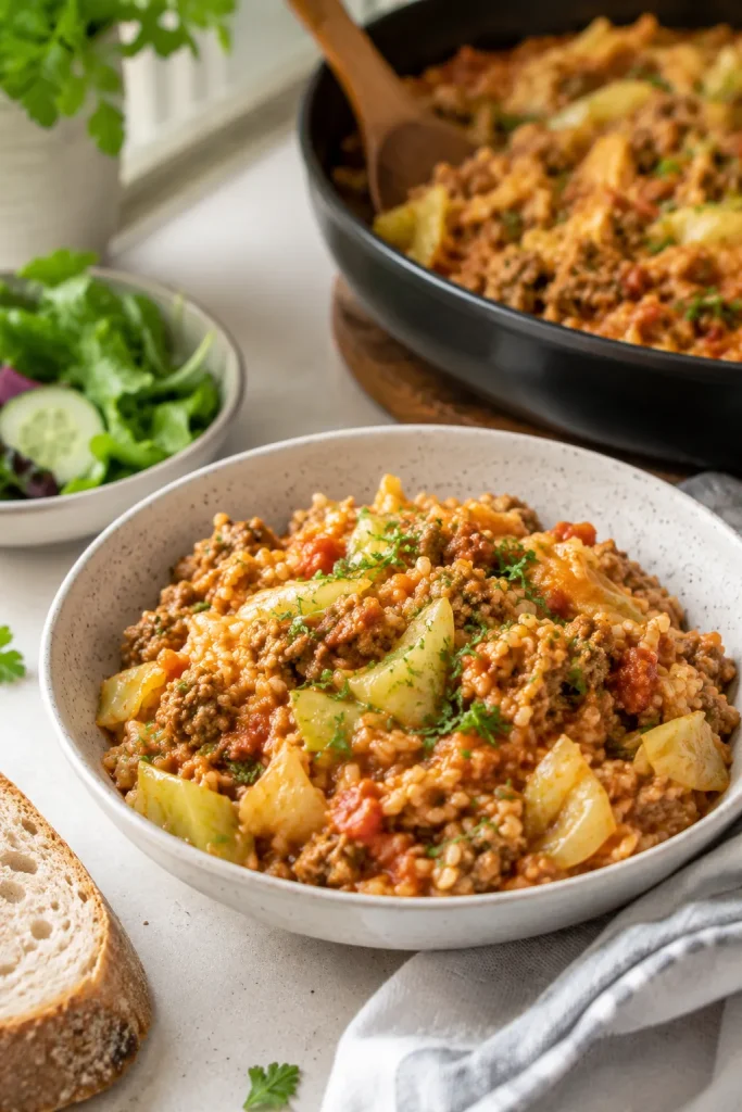 High-Protein Cabbage Roll Skillet