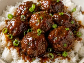 4-Ingredient Sweet & Tangy BBQ Meatballs