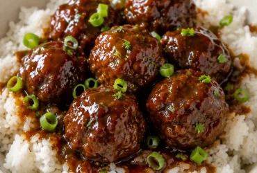 4-Ingredient Sweet & Tangy BBQ Meatballs