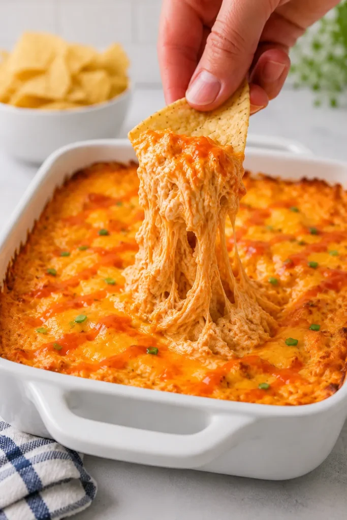 Creamy Buffalo Chicken Dip