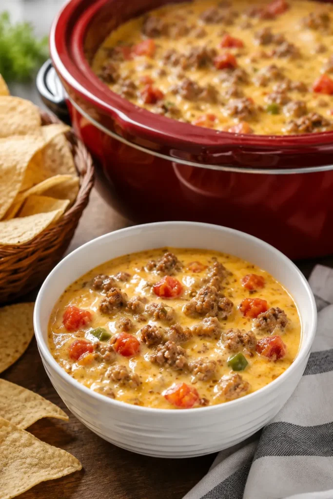 Slow Cooker Sausage Dip