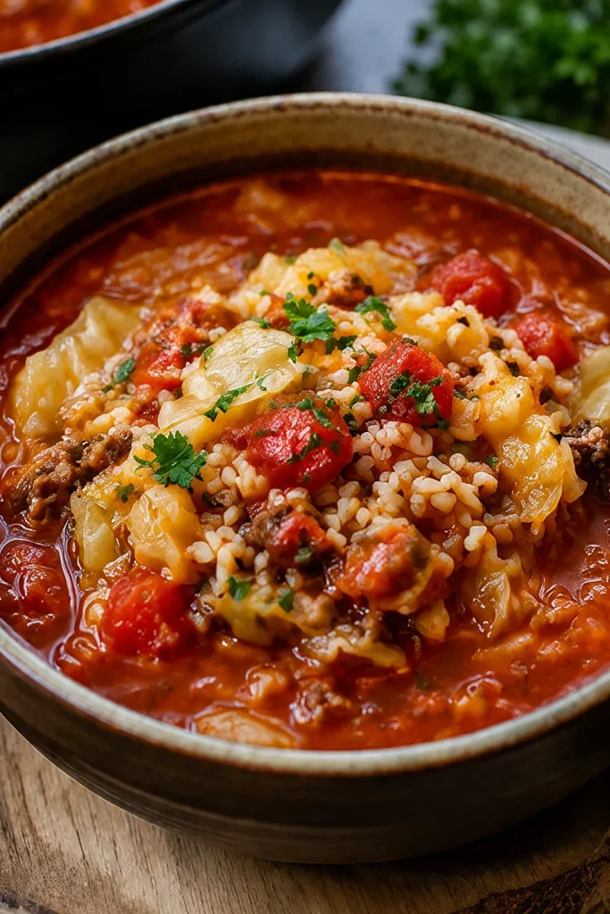 Cabbage Roll Soup