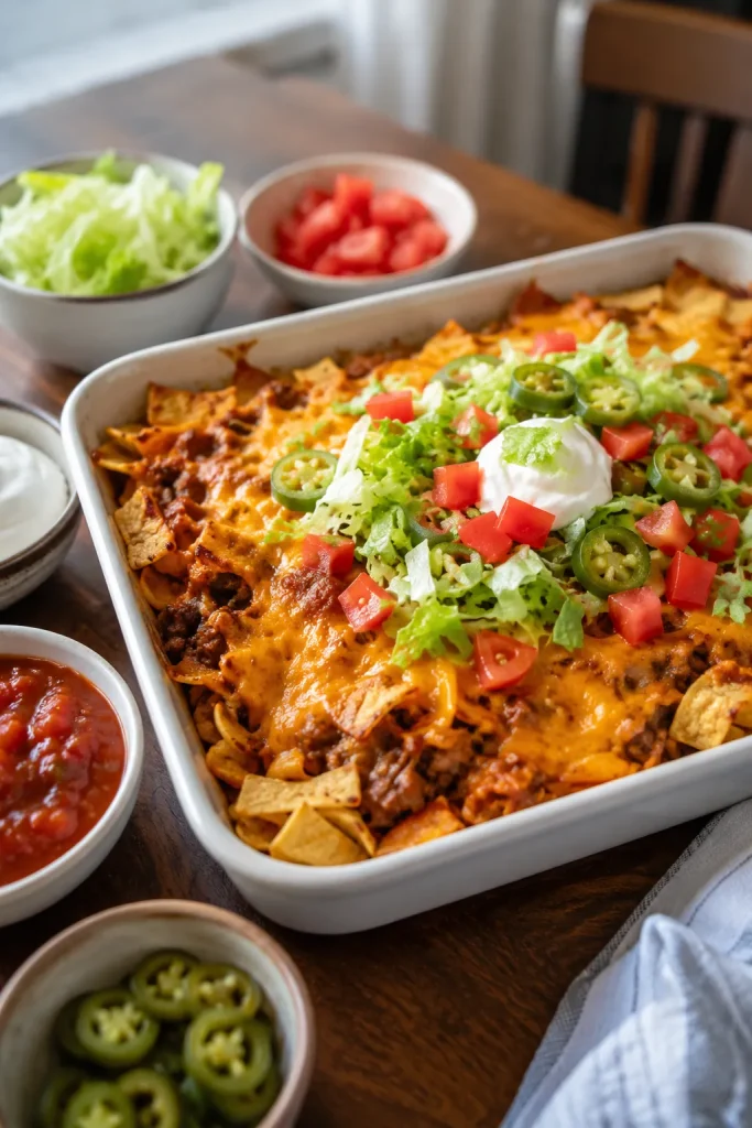 Walking Taco Casserole
