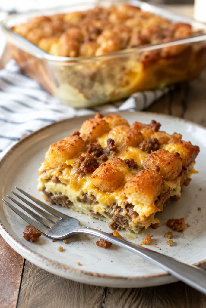Tater Tot Breakfast Casserole