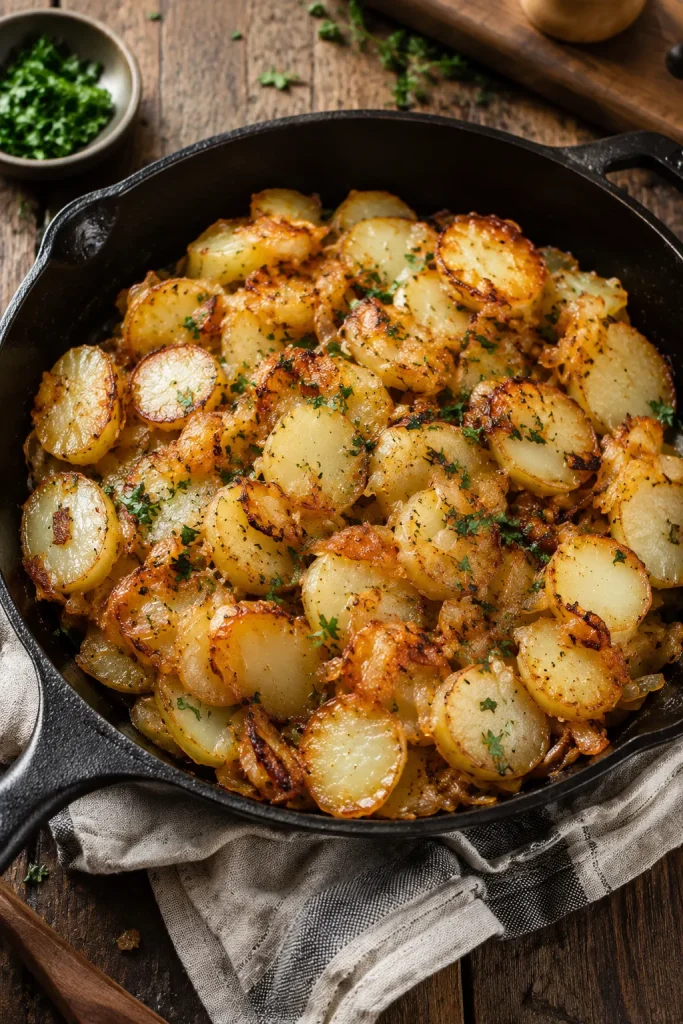 Fried Potatoes and Onions
