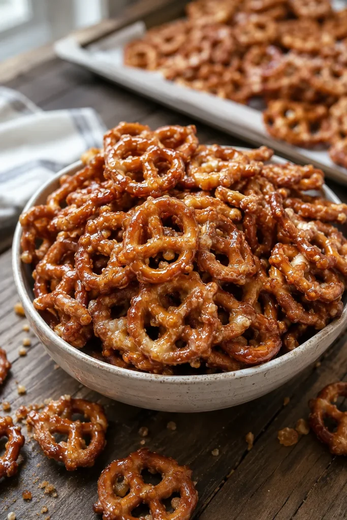 Butter Toffee Pretzels