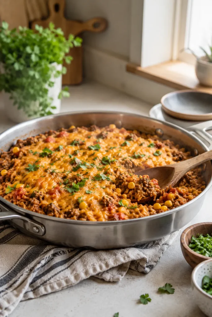 One Pot Mexican Rice Casserole