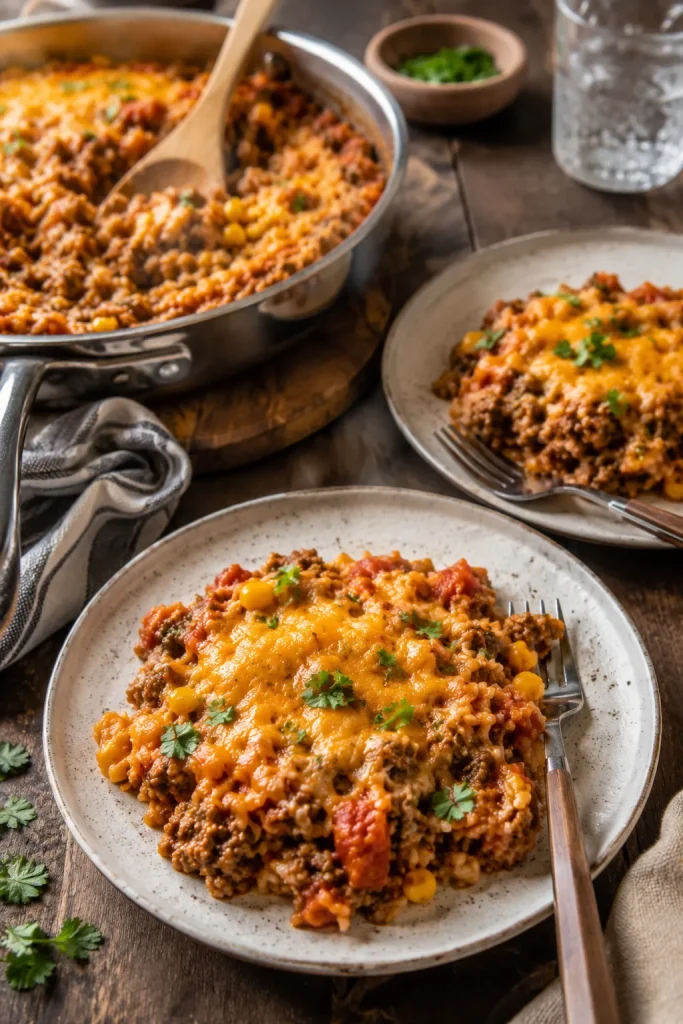 One Pot Mexican Rice Casserole