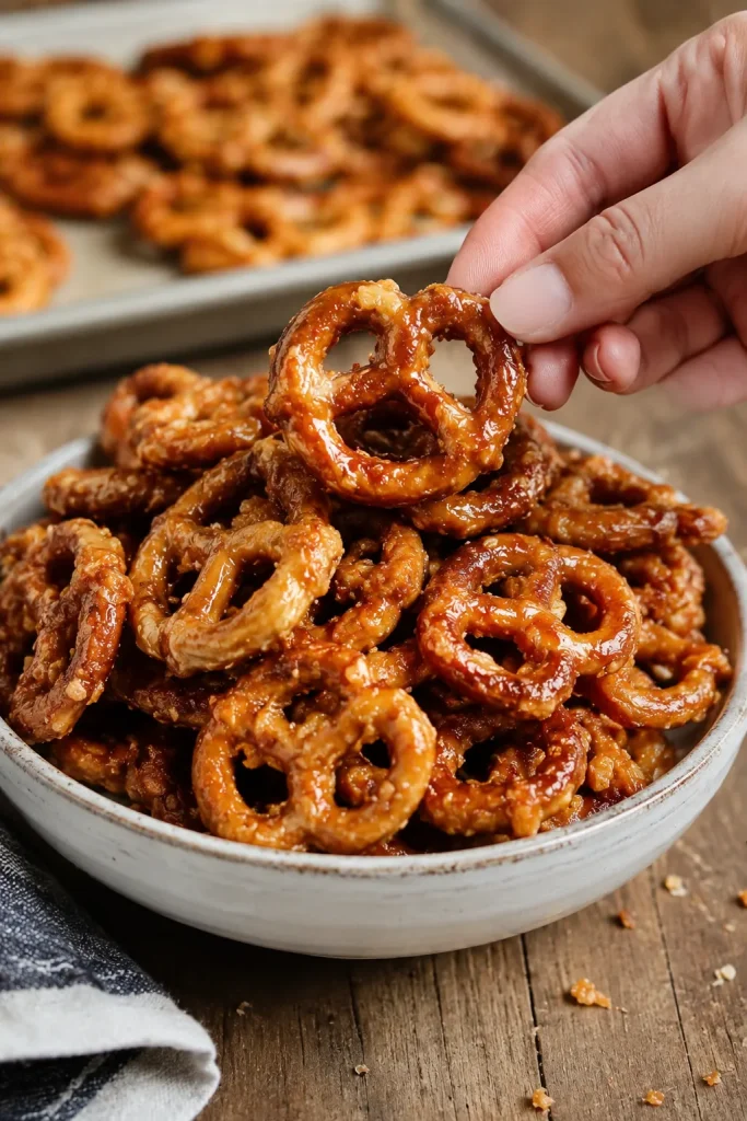 Butter Toffee Pretzels