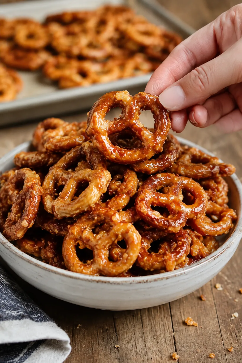 Butter Toffee Pretzels