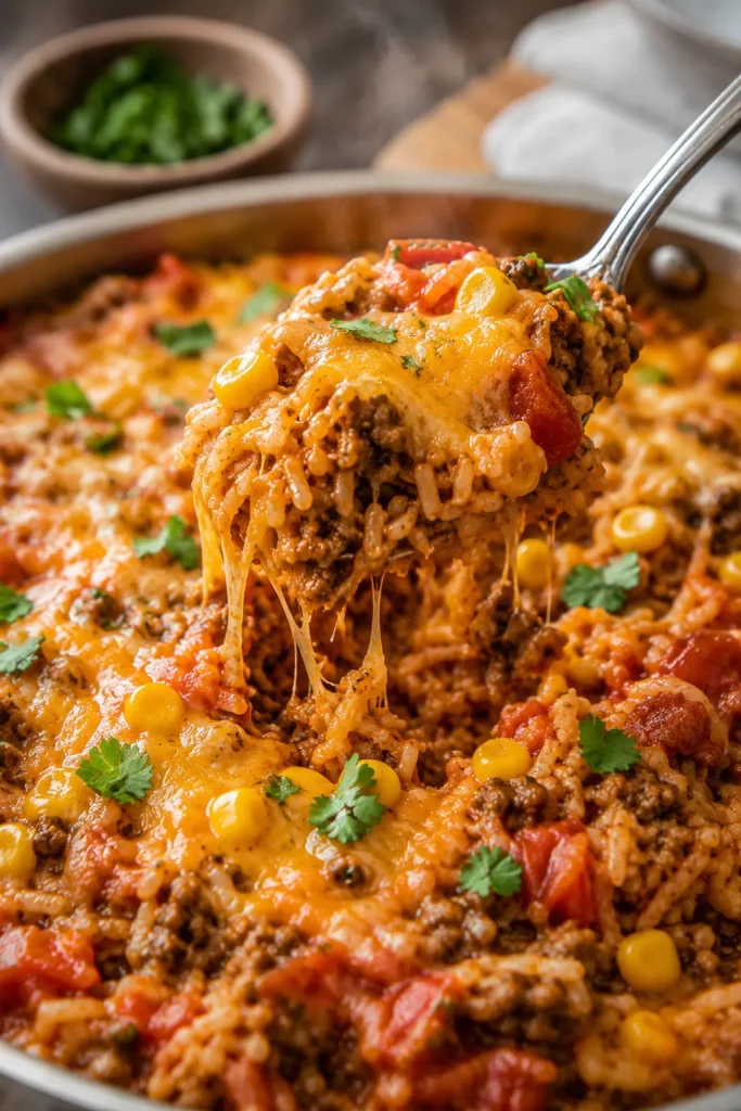 One Pot Mexican Rice Casserole