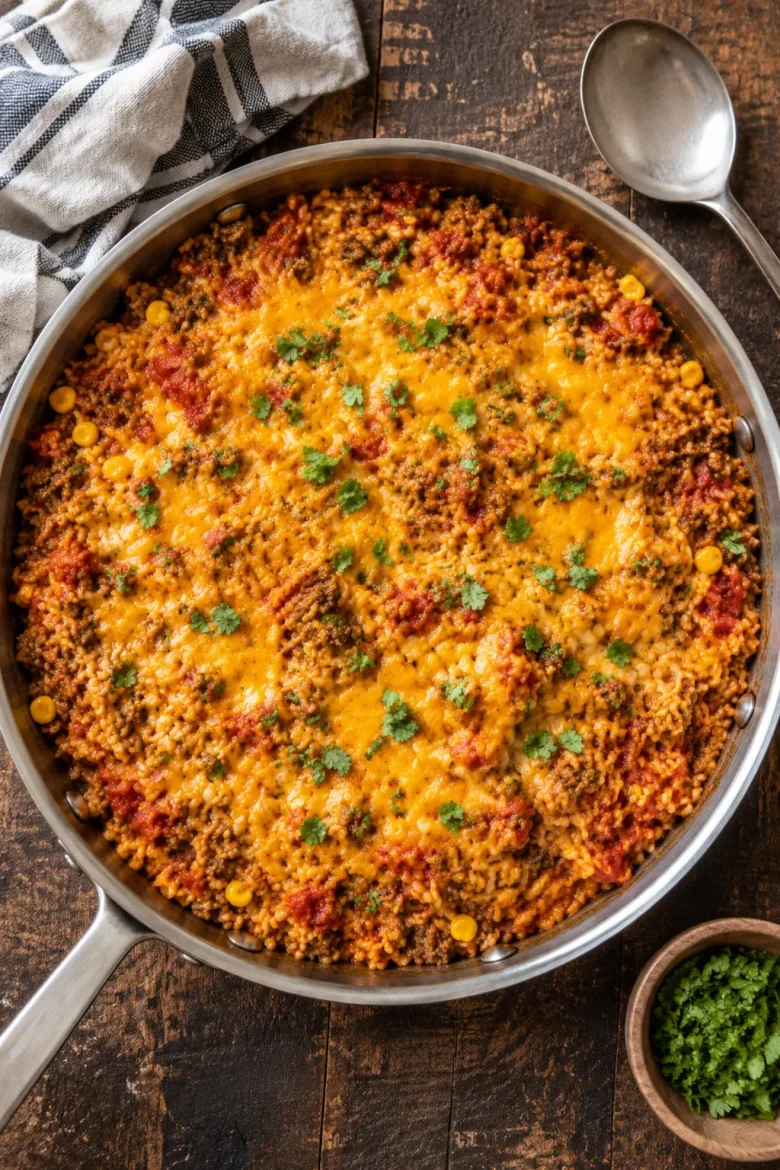 One Pot Mexican Rice Casserole
