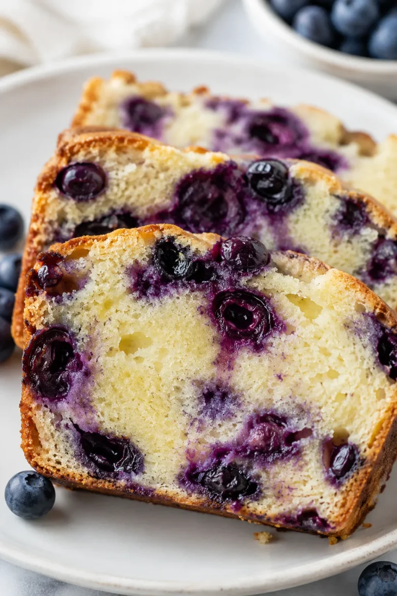 Blueberry Cream Cheese Loaf