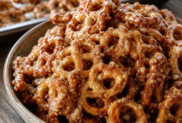 Butter Toffee Pretzels