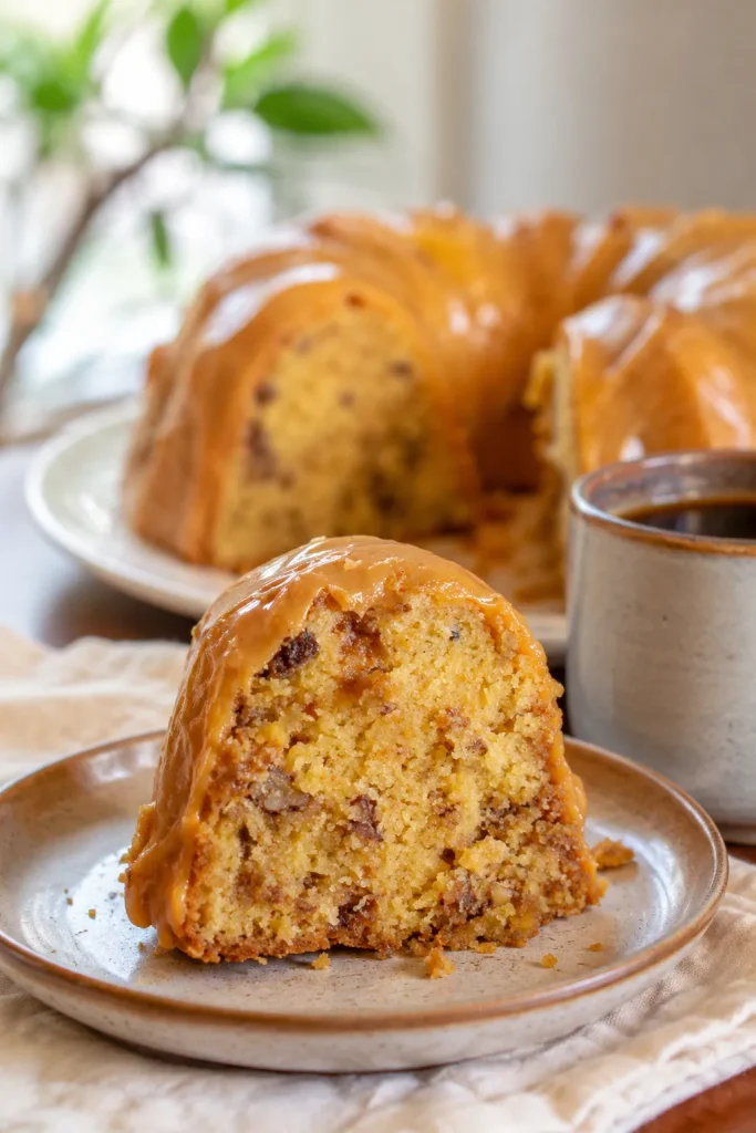 Brown Sugar Carmel Pound Cake