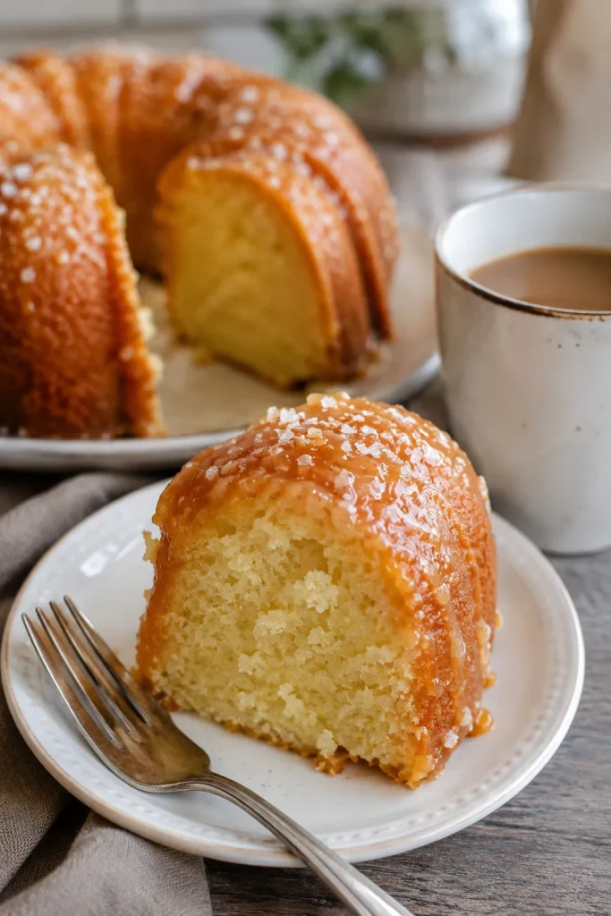 Salted Caramel Kentucky Butter Cake