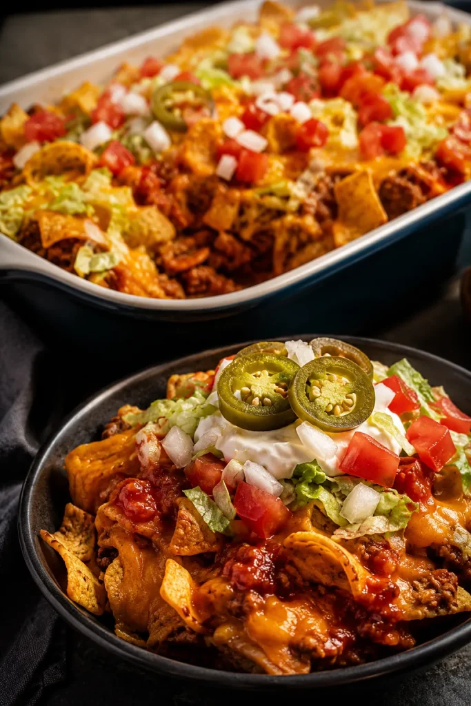 Walking Taco Casserole