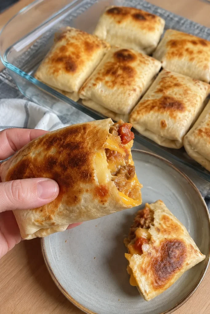 Loaded Cheesy Pocket Tacos