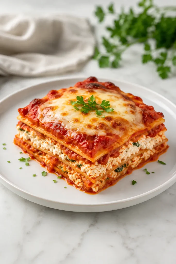 Cottage Cheese Lasagna