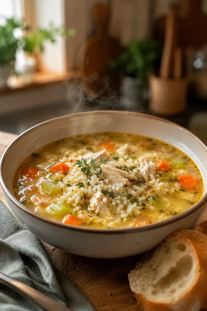 Chicken Rice Soup