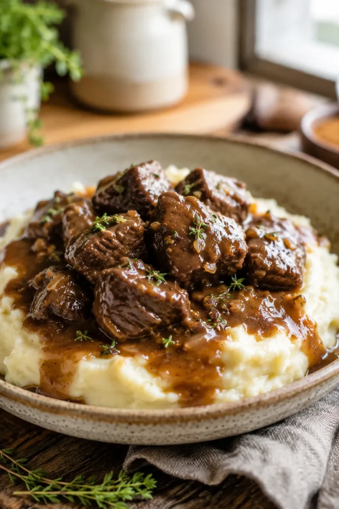 Beef Tips and Gravy