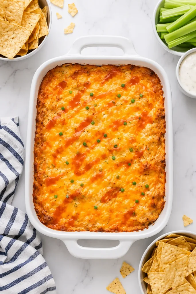 Creamy Buffalo Chicken Dip