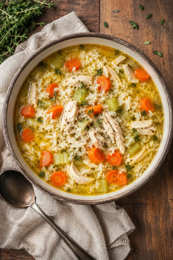 Chicken Rice Soup