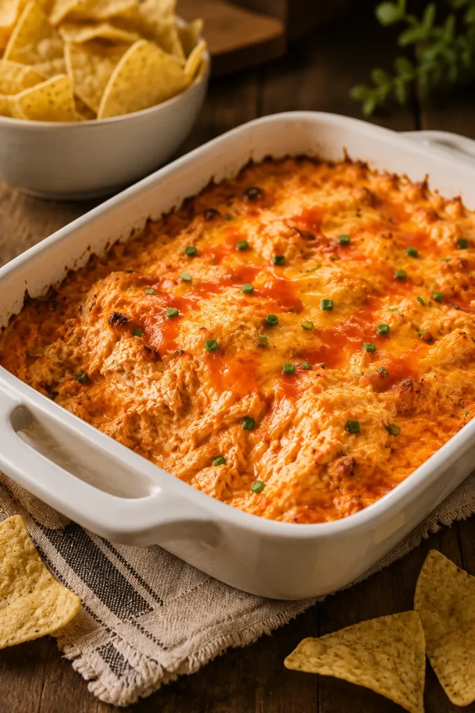 Creamy Buffalo Chicken Dip
